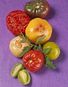 Verschiedene Heirloom Tomaten