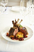 Roasted Rack of Lamb with Winter Squash