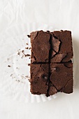 Chocolate Fudge Brownie; Quartered