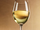 A glass of white wine