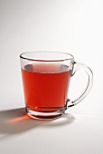 Acai Berry Tea in a Glass Mug