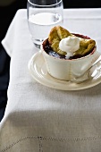 Baked Cherry Compote with Pastry Top