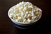 Bowl of Popcorn on Dark Background