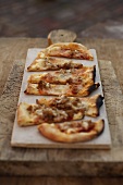 Wood Fired Sausage Pizza Slices