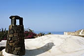 A typical domed roof of a dammuso (Pantelleria, Sicily, Italy)