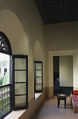 A living room in a Moroccan house