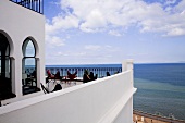 Moroccan villa with a terrace and a beautiful view of the sea
