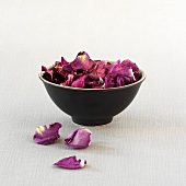 Dried rose petals