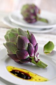 Artichokes with vinaigrette