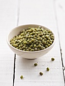 A bowl of mung beans