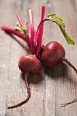 Beetroot on a wooden surface