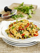 Jambalaya (rice stew with chicken and vegetables)