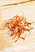 A heap of saffron threads