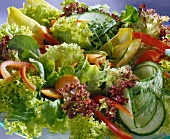 A bowl of mixed salad