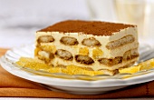 Tiramisu with oranges