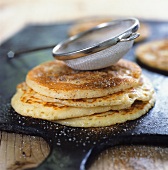 Pancakes with cinnamon and sugar