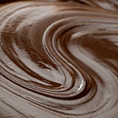 Chocolate sauce (filling the picture)