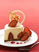Layered strawberry confection
