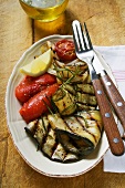 Grigliata di verdure (Grilled vegetables with rosemary)