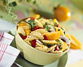 Pasta salad with vegetables