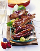 Marinated ribs