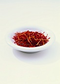 Bowl of saffron threads