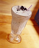 Milkshake with chocolate biscuit