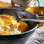 Tchelo (Persian rice dish with potato)