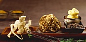 Still life with root vegetables