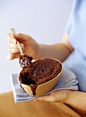 Self-saucing chocolate pudding