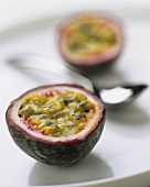 Halved maracuja (passion fruit)