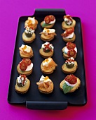 Assorted crostini