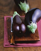 Still life with aubergines