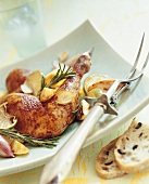 Lime and rosemary chicken with potatoes