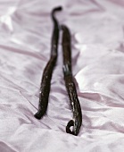 Two vanilla pods