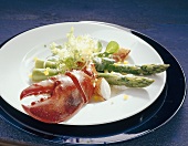Lobster claw with salad