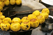 Malai koftas (Vegetable balls, India)