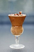 Chocolate mousse in a glass