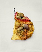 Potatoes in mesh bag