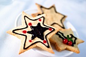 Star-shaped biscuits