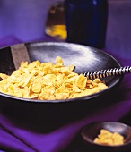 A bowl of cornflakes