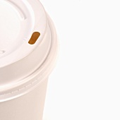 Plastic coffee cup (detail)
