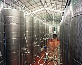 Stainless steel tanks for wine-making