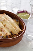 Enchiladas mit Putenfleisch