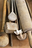 Wooden kitchen utensils
