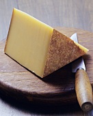 A piece of Bergkäse (Alpine cheese)
