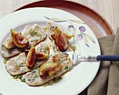 Pork escalopes with figs