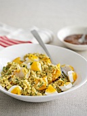 Kedgeree (Anglo-Indian rice dish with fish and egg)