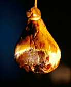 Italian Parma Ham Hanging from a Rope