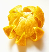 A Peeled Orange with Peel